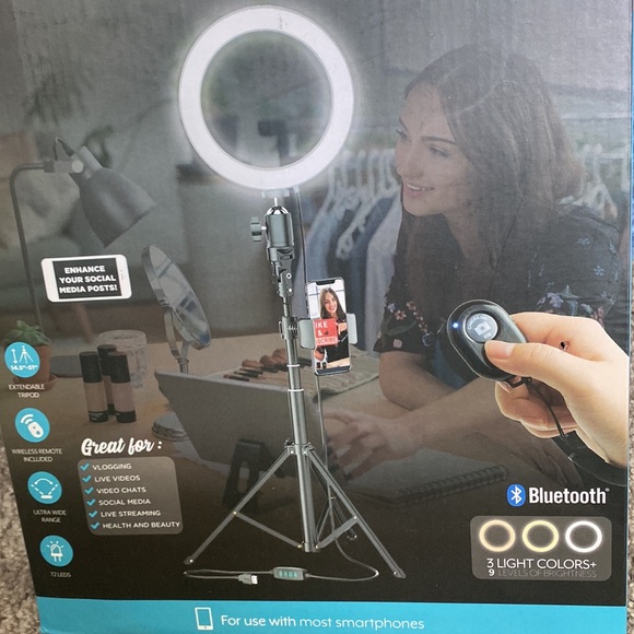 8" SELFIE RING LIGHT - Picture 3 of 8